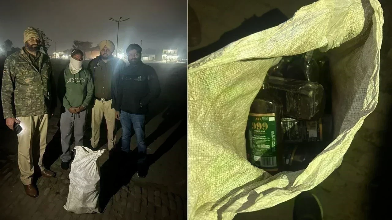 ਕੂਮ ਕਲਾਂ ਪੁਲਿਸ ਨੇ ਗੈਰਕਾਨੂੰਨੀ ਸ਼ਰਾਬ ਨਾਲ ਇਕ ਵਿਅਕਤੀ ਕੀਤਾ ਕਾਬੂ, 25 ਬੋਤਲਾਂ ਵਿਸਕੀ ਬਰਾਮਦ