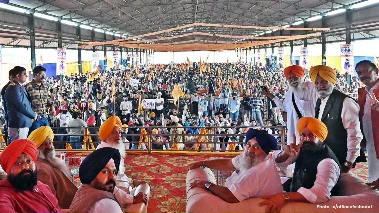 'ਪੰਜਾਬ ਬਚਾਓ ਰੈਲੀ' 'ਚ ਸ਼ਾਮਲ ਹੋਏ ਸੁਖਬੀਰ ਬਾਦਲ, ਕੀਤੇ ਇਹ ਵੱਡੇ ਐਲਾਨ