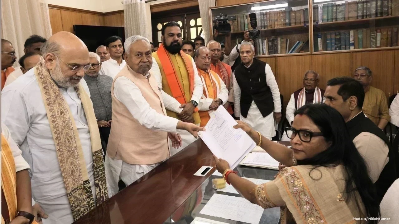 ਰਾਜਸਭਾ ਚੋਣਾਂ ਲਈ ਨਿਤੀਸ਼ ਕੁਮਾਰ ਨੇ ਦਾਖਲ ਕੀਤਾ ਨਾਮਜ਼ਦਗੀ ਪੱਤਰ