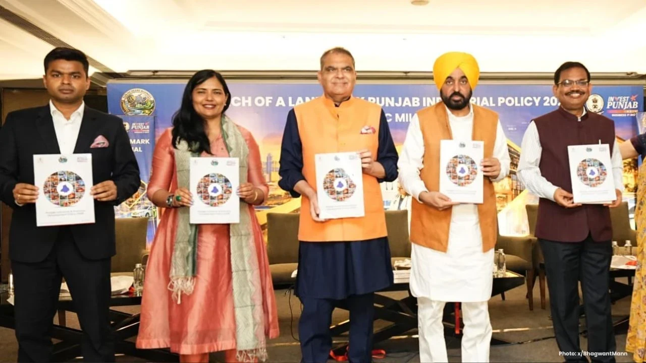 CM ਮਾਨ ਨੇ ਲੁਧਿਆਣਾ ‘ਚ ਪੰਜਾਬ ਇੰਡਸਟਰੀਅਲ ਪਾਲਿਸੀ ਕੀਤੀ ਲਾਂਚ