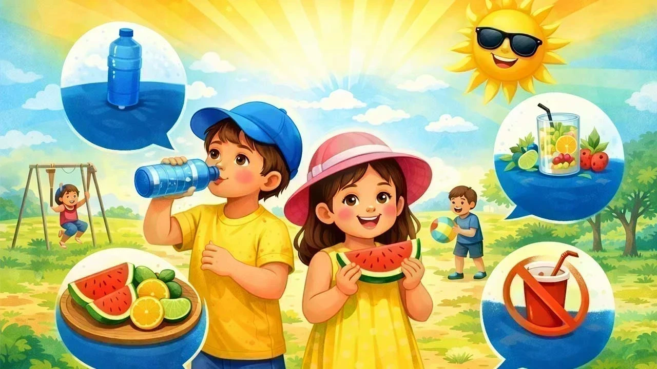 ਗਰਮੀਆਂ ਵਿੱਚ ਬੱਚਿਆਂ ਨੂੰ ਹਾਈਡ੍ਰੇਟ ਰੱਖਣ ਦੇ 7 ਆਸਾਨ ਅਤੇ ਪ੍ਰਭਾਵਸ਼ਾਲੀ ਤਰੀਕੇ