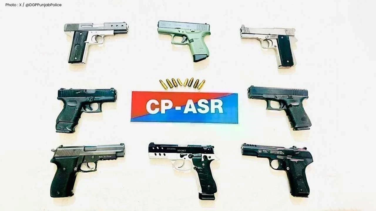 Arms Smuggling Racket Busted: ਅੰਮ੍ਰਿਤਸਰ ਪੁਲਿਸ ਵੱਲੋਂ ਅੰਤਰਰਾਜੀ ਹਥਿਆਰ ਤਸਕਰੀ ਮਾਡਿਊਲ ਦਾ ਪਰਦਾਫਾਸ਼, 5 ਗ੍ਰਿਫ਼ਤਾਰ