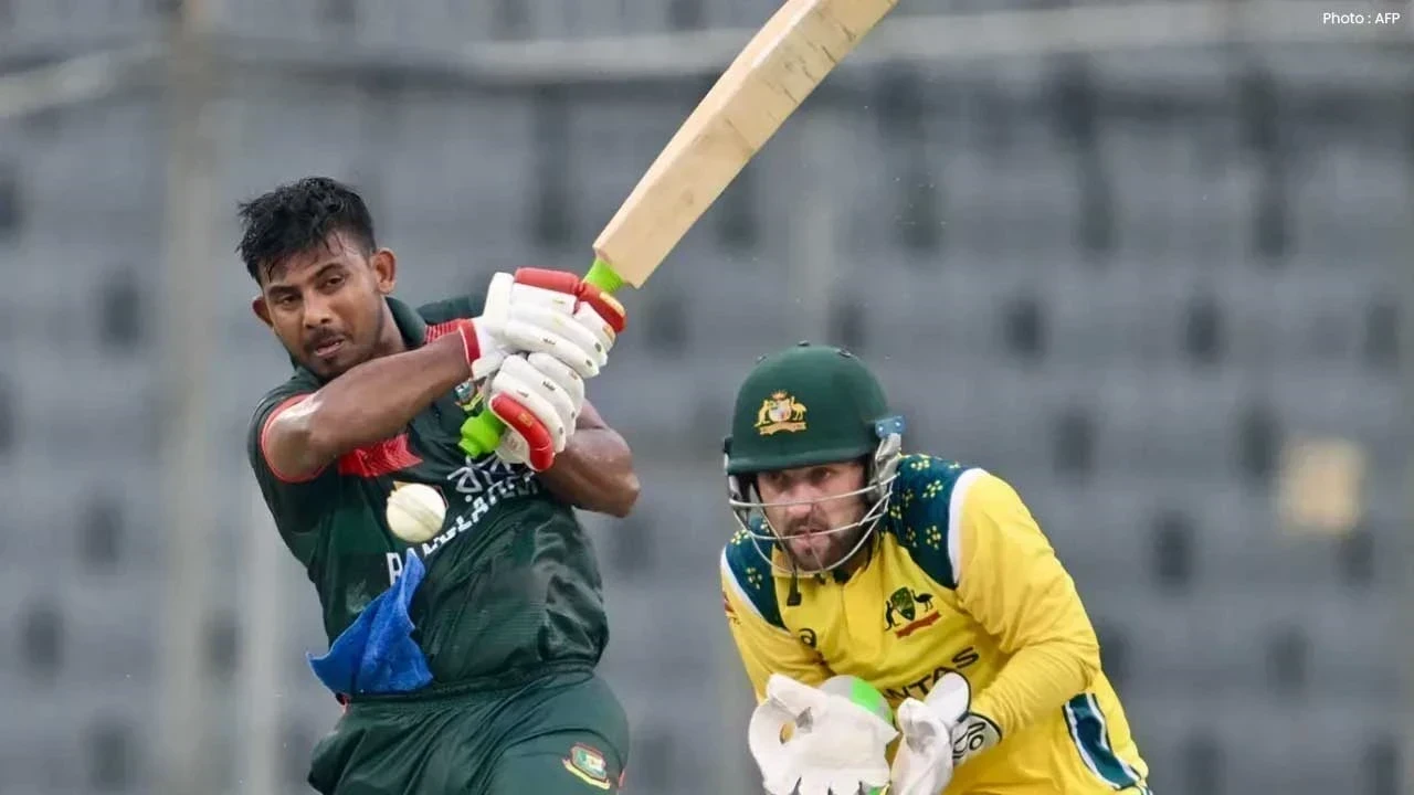 Bangladesh vs Australia ODI: ਮੋਸਾਦੇਕ ਹੁਸੈਨ ਦੀ ਧਮਾਕੇਦਾਰ ਵਾਪਸੀ, Bangladesh ਨੇ ਬਣਾਏ 284 ਦੌੜਾਂ