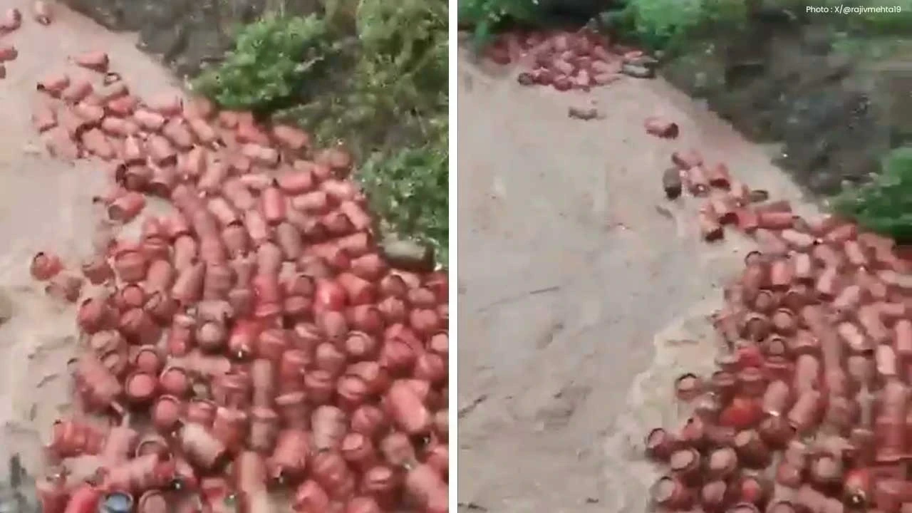 Maharashtra LPG Cylinders Flood: ਨਦੀ 'ਚ ਵਹਿ ਗਏ 3 ਹਜ਼ਾਰ ਗੈਸ ਸਿਲੰਡਰ, ਪ੍ਰਸ਼ਾਸਨ ਨੇ ਲੋਕਾਂ ਨੂੰ ਕੀਤਾ ਅਲਰਟ