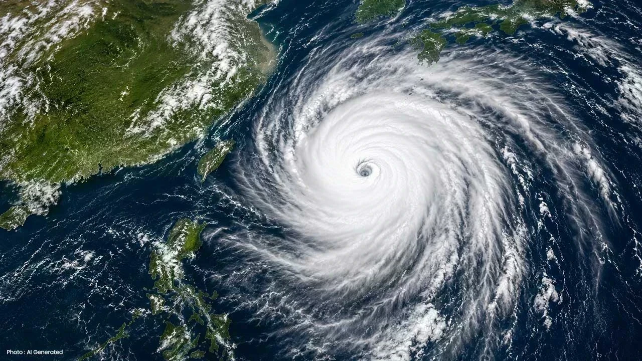 World Weather Update: ਪ੍ਰਸ਼ਾਂਤ ਮਹਾਂਸਾਗਰ 'ਚ Typhoon Bavi ਹੋਇਆ ਹੋਰ ਸ਼ਕਤੀਸ਼ਾਲੀ, ਜਾਣੋ ਤਾਜ਼ਾ ਲੋਕੇਸ਼ਨ ਅਤੇ ਹਵਾ ਦੀ ਰਫ਼ਤਾਰ