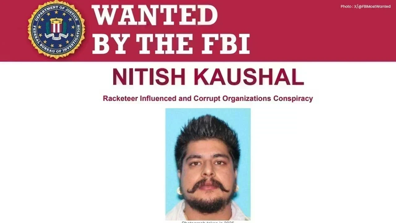 Gangster Nitish Kaushal : ਅਮਰੀਕਾ ਦਾ ਭਾਰਤੀ ਗੈਂਗਸਟਰਾਂ 'ਤੇ ਵੱਡਾ ਐਕਸ਼ਨ, ਨਿਤੀਸ਼ ਕੌਸ਼ਲ FBI ਦੀ 'ਮੋਸਟ ਵਾਂਟੇਡ' ਸੂਚੀ ਵਿੱਚ ਸ਼ਾਮਲ