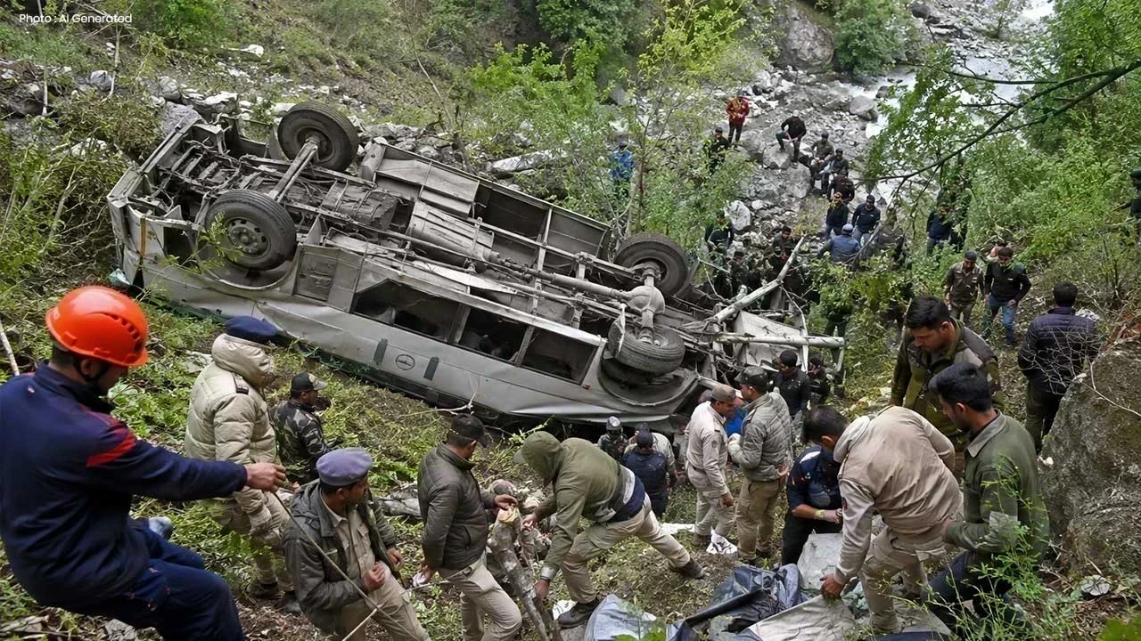 Amarnath Yatra Bus Accident: ਗੰਦਰਬਲ ਵਿੱਚ ਅਮਰਨਾਥ ਯਾਤਰੀਆਂ ਦੀ ਬੱਸ ਡੂੰਘੀ ਖੱਡ ਵਿੱਚ ਪਲਟੀ, 10 ਤੋਂ ਵੱਧ ਸ਼ਰਧਾਲੂ ਜ਼ਖਮੀ; ਰੈਸਕਿਊ ਆਪਰੇਸ਼ਨ ਜਾਰੀ