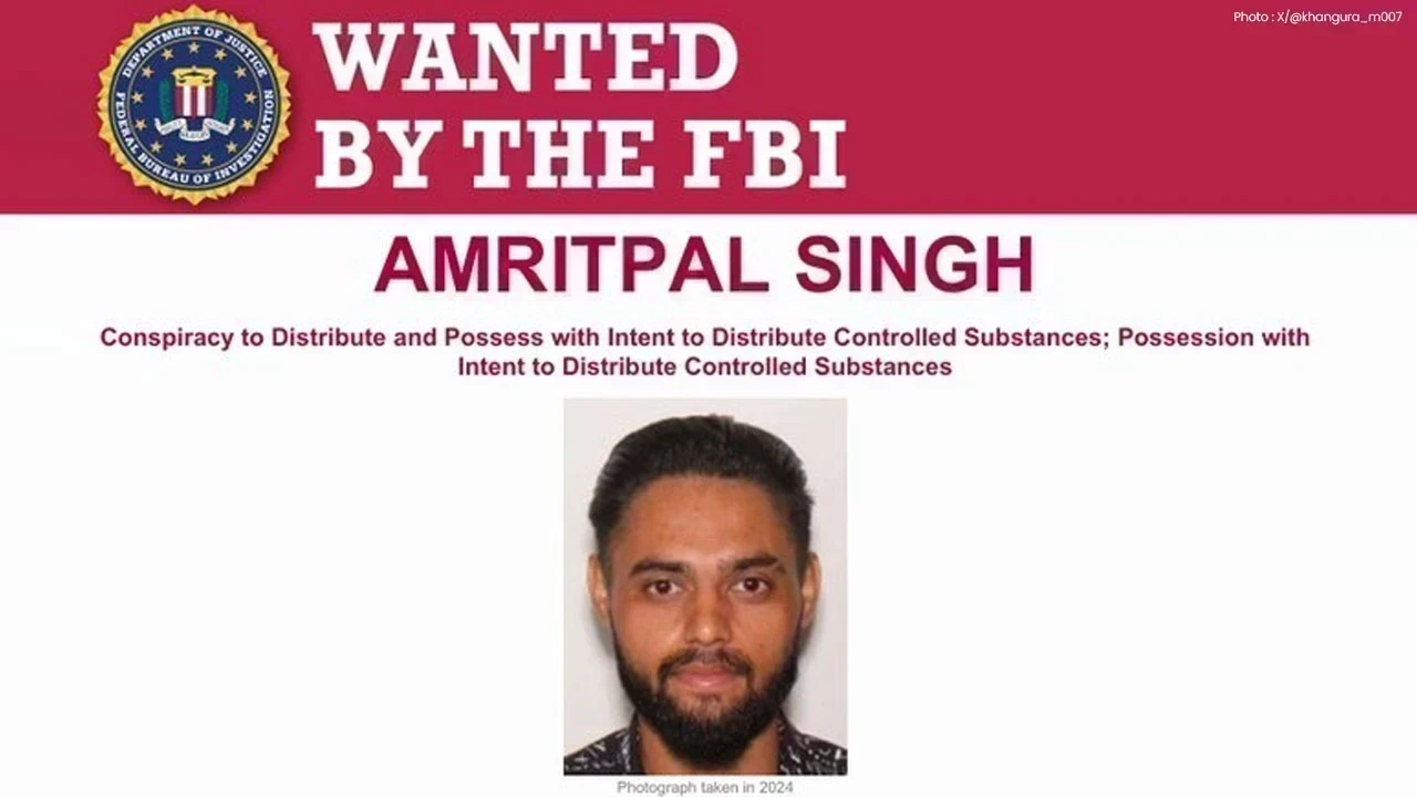 Amritpal Singh: FBI ਦੀ ਲੋੜੀਂਦੀ ਸੂਚੀ ’ਚ ਭਾਰਤੀ ਨਾਗਰਿਕ ਦਾ ਨਾਮ, Drug Trafficking ਦੇ ਦੋਸ਼ਾਂ ਦੀ ਜਾਂਚ