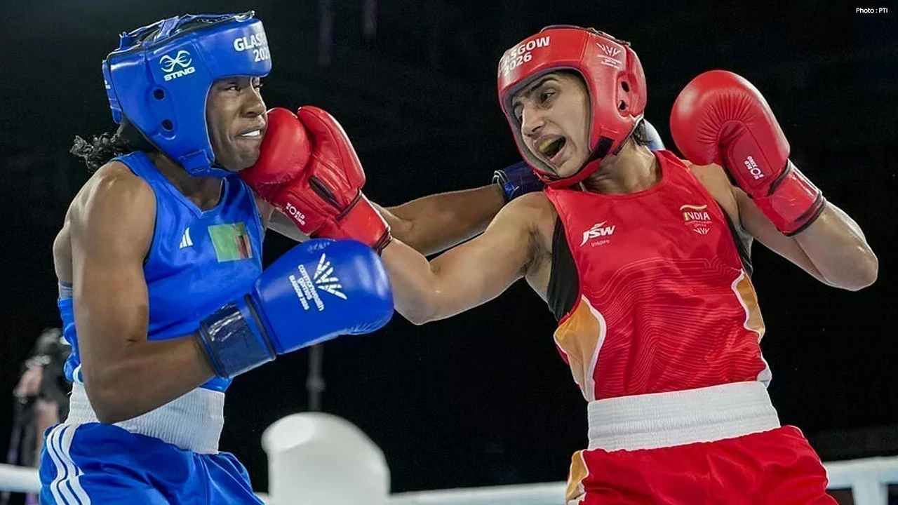 ਪ੍ਰੀਤੀ ਪਵਾਰ ਨੇ CWG 2026 ਦੇ ਫਾਈਨਲ ਵਿੱਚ ਬਣਾਈ ਜਗ੍ਹਾ, 5-0 ਨਾਲ ਜ਼ੈਂਬੀਆ ਦੀ ਕੈਥਰੀਨ ਮਵਾਪੇ ਨੂੰ ਹਰਾਇਆ