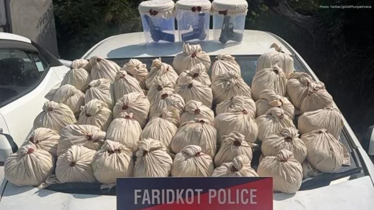 Faridkot Heroin Smuggling: 47.3 ਕਿਲੋ ਹੈਰੋਇਨ ਤੇ ਹਥਿਆਰਾਂ ਨਾਲ 4 ਗ੍ਰਿਫ਼ਤਾਰ